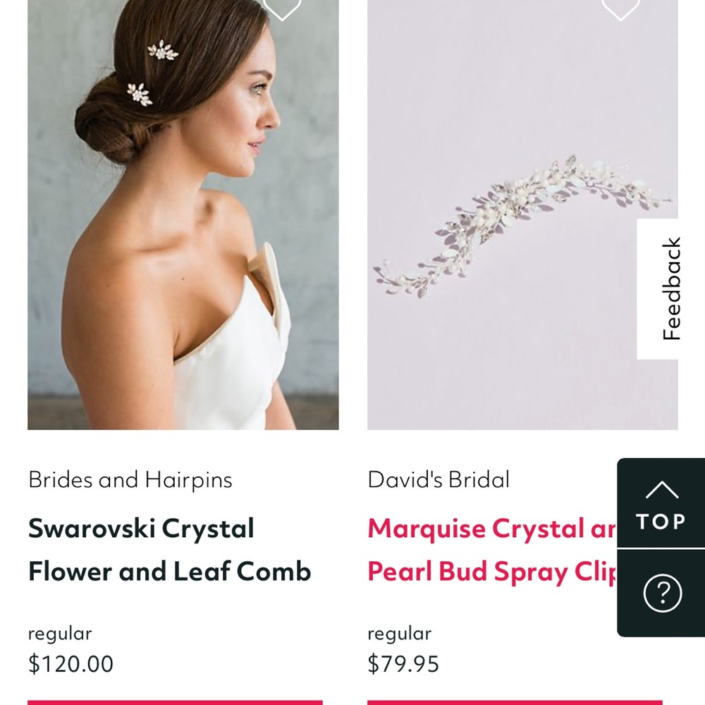 Wedding Hairpiece - David’s Bridal